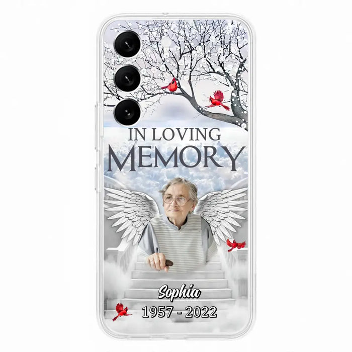 Custom Personalized Memorial Phone Case - Upload Photo - Memorial Gift Idea For Family - In Loving Memory - Case For iPhone & Samsung