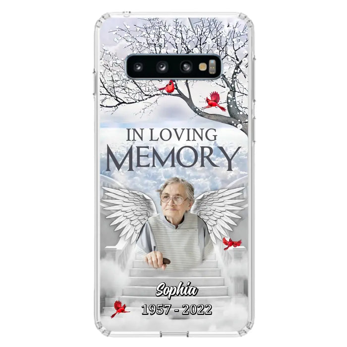 Custom Personalized Memorial Phone Case - Upload Photo - Memorial Gift Idea For Family - In Loving Memory - Case For iPhone & Samsung