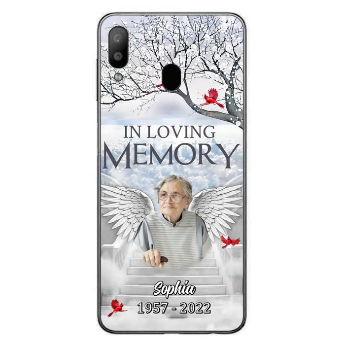 Custom Personalized Memorial Phone Case - Upload Photo - Memorial Gift Idea For Family - In Loving Memory - Case For iPhone & Samsung