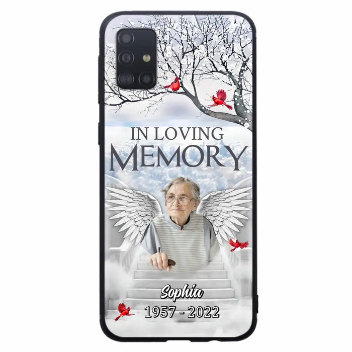 Custom Personalized Memorial Phone Case - Upload Photo - Memorial Gift Idea For Family - In Loving Memory - Case For iPhone & Samsung