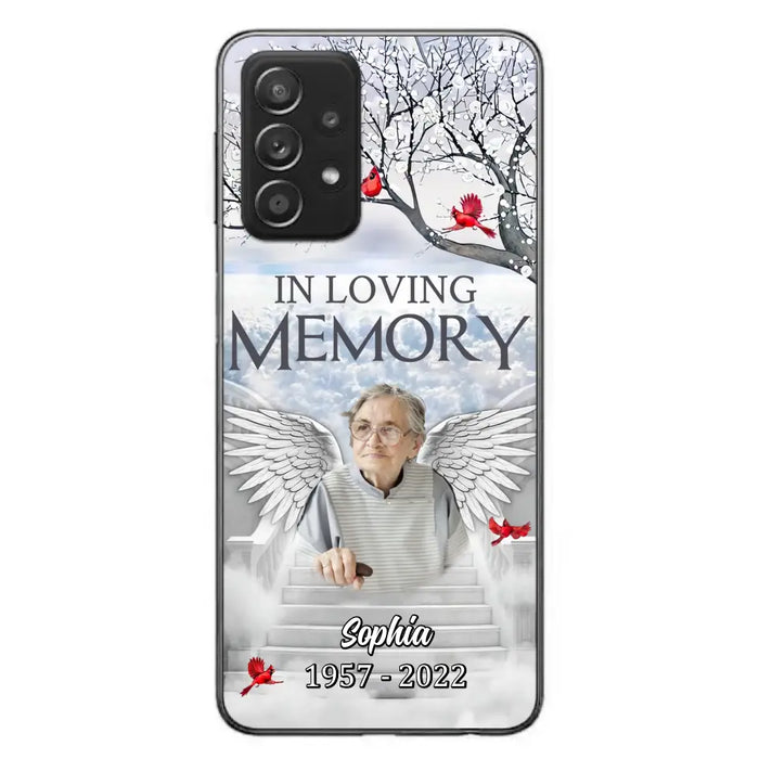 Custom Personalized Memorial Phone Case - Upload Photo - Memorial Gift Idea For Family - In Loving Memory - Case For iPhone & Samsung