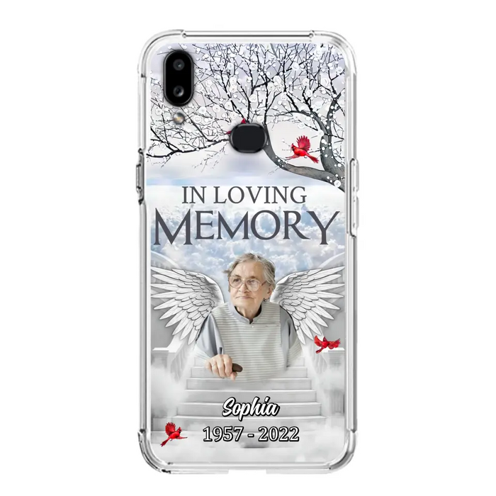 Custom Personalized Memorial Phone Case - Upload Photo - Memorial Gift Idea For Family - In Loving Memory - Case For iPhone & Samsung