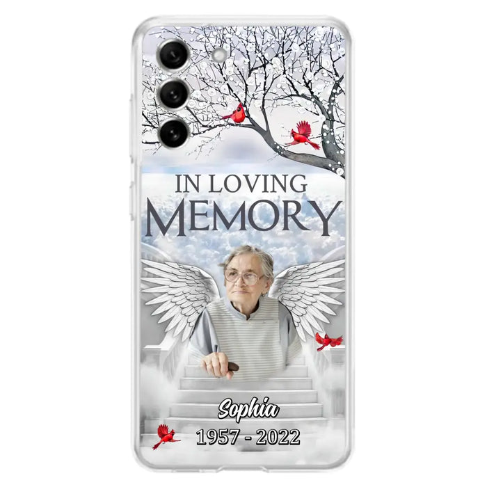 Custom Personalized Memorial Phone Case - Upload Photo - Memorial Gift Idea For Family - In Loving Memory - Case For iPhone & Samsung