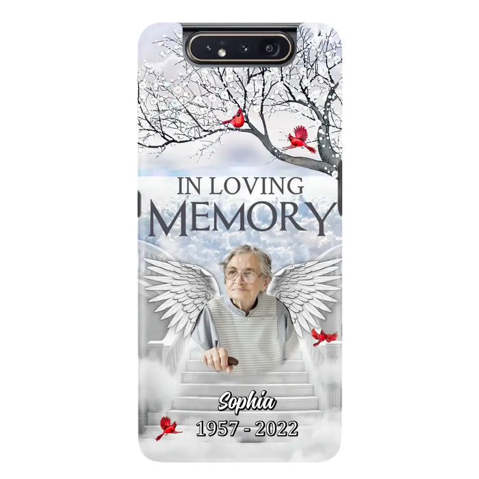 Custom Personalized Memorial Phone Case - Upload Photo - Memorial Gift Idea For Family - In Loving Memory - Case For iPhone & Samsung