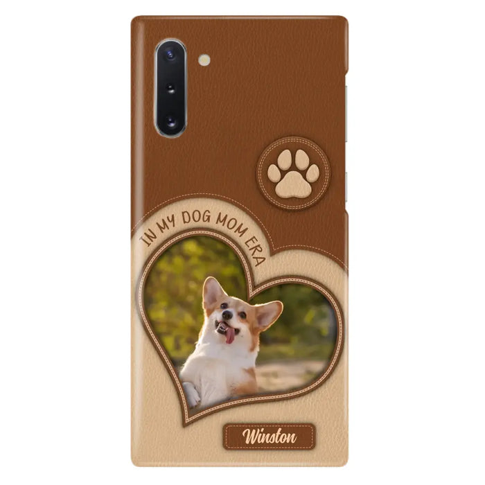 Custom Personalized In My Dog Mom Era Phone Case - Upload Photo - Gift Idea For Dog Lover/ Mother's Day - Case For iPhone/ Samsung