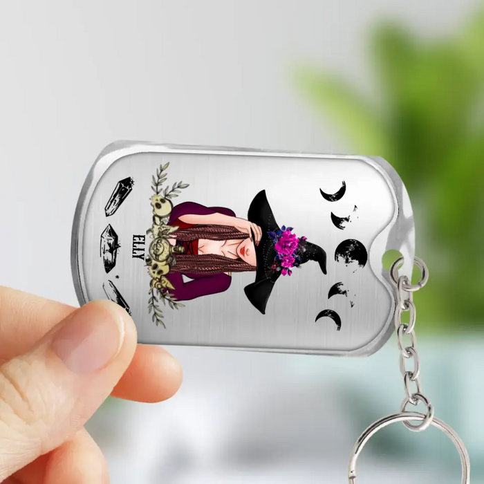 Custom Personalized Witch Aluminum Keychain - Gift For Witch Lover - Am I Really A Witch