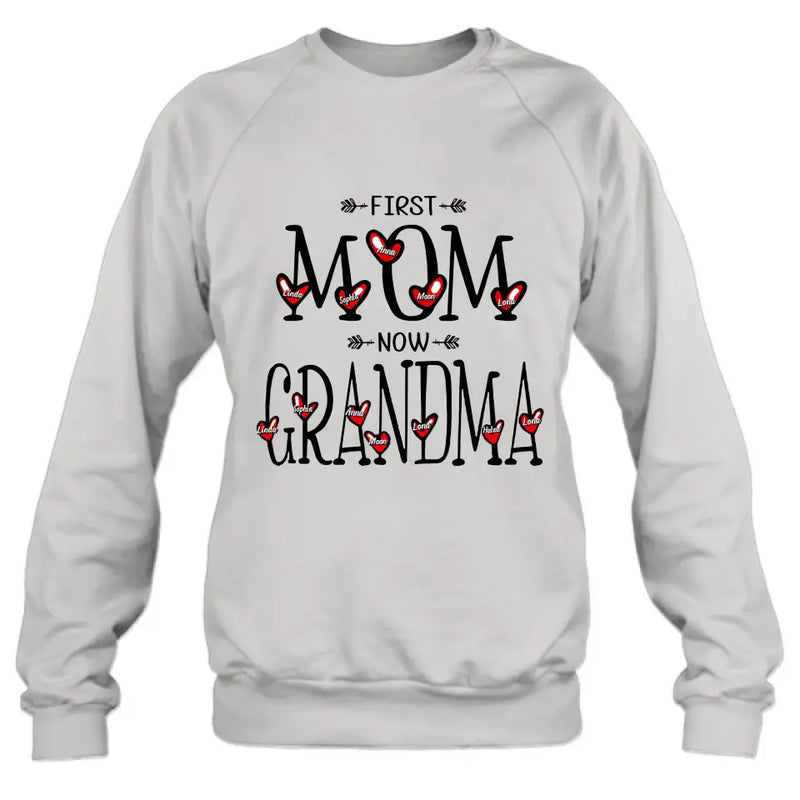 Personalized Mom And Grandma Shirt - Up to 5  Kids & 7 Grandkids - Mother's Day Gift Idea for Mom/Grandma