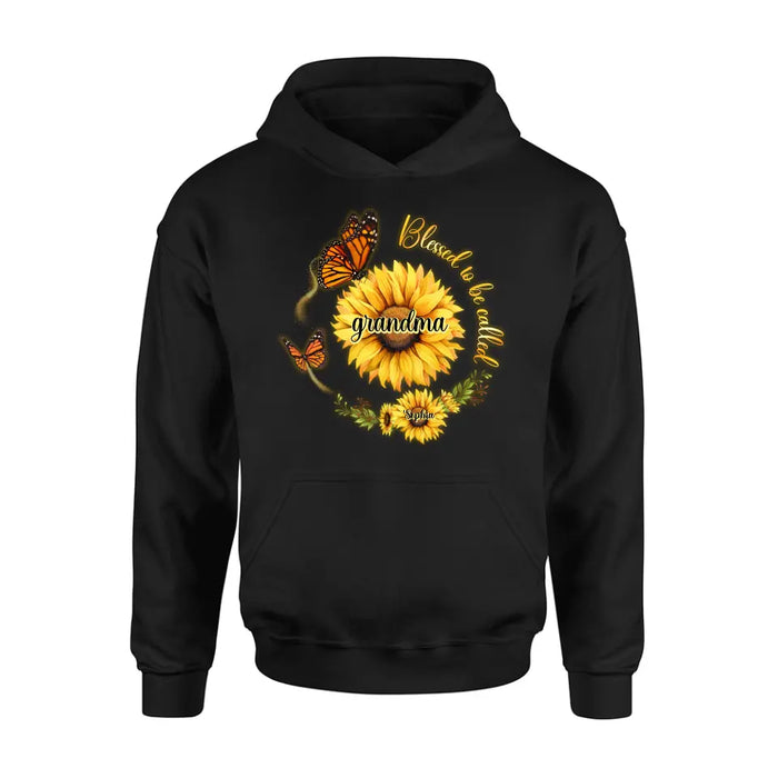 Custom Personalized Sunflower Shirt/ Hoodie - Up to 10 Kids - Mother's Day Gift Idea for Mom/Grandma