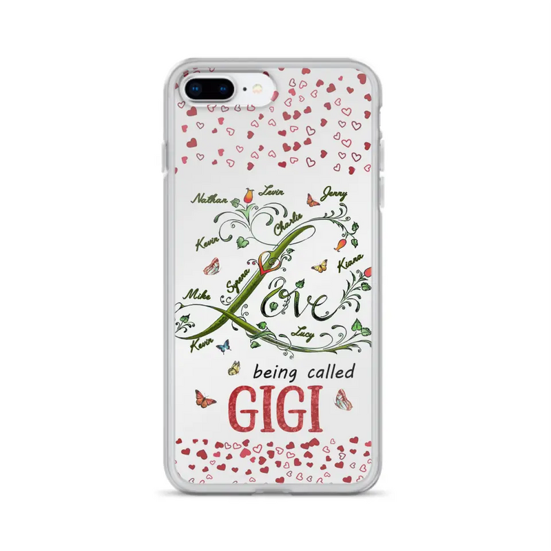 Custom Personalized Grandma Phone Case - Upto 10 Kids - Mother's Day Gift Idea For Grandma - Love Being Called Grandma