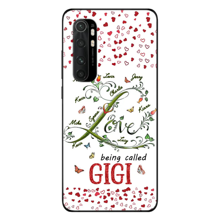 Custom Personalized Grandma Phone Case - Upto 10 Kids - Mother's Day Gift Idea For Grandma - Love Being Called Grandma - Case For Oppo/ Huawei/ Xiaomi