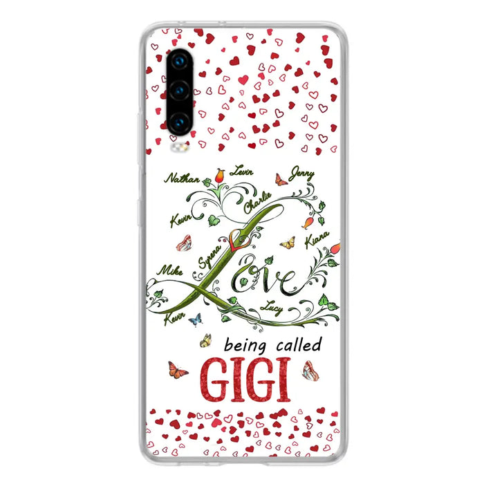 Custom Personalized Grandma Phone Case - Upto 10 Kids - Mother's Day Gift Idea For Grandma - Love Being Called Grandma - Case For Oppo/ Huawei/ Xiaomi