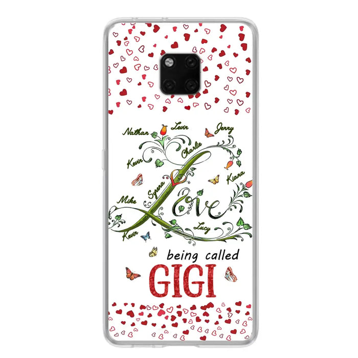 Custom Personalized Grandma Phone Case - Upto 10 Kids - Mother's Day Gift Idea For Grandma - Love Being Called Grandma - Case For Oppo/ Huawei/ Xiaomi