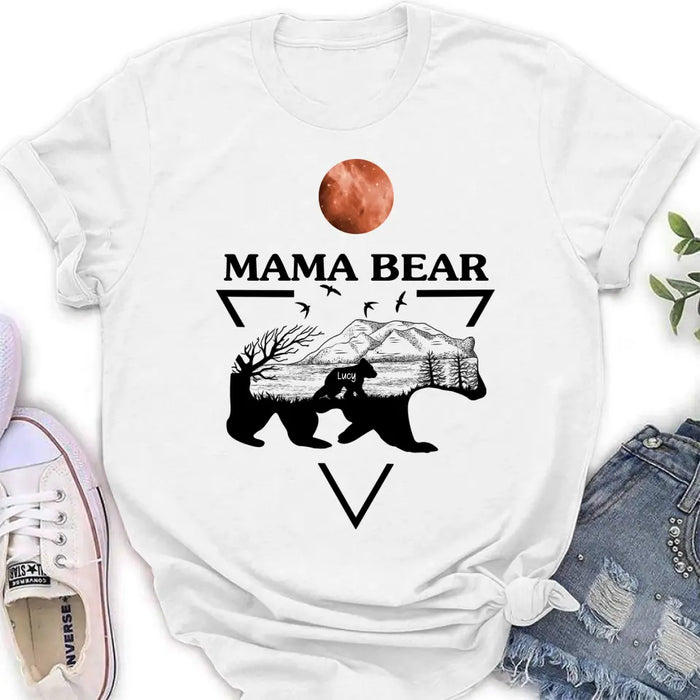 Custom Personalized Mama Bear Shirt/ Hoodie - Upto 5 Kids - Mother's Day Gift Idea