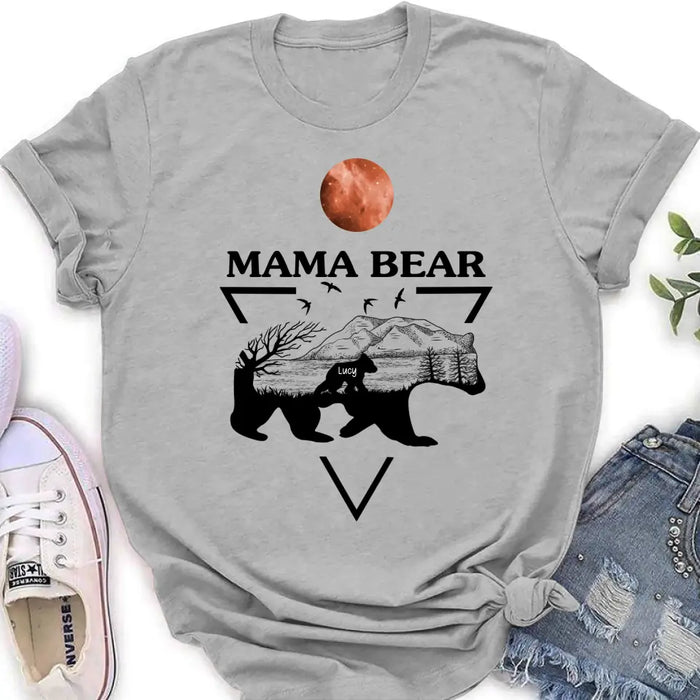 Custom Personalized Mama Bear Shirt/ Hoodie - Upto 5 Kids - Mother's Day Gift Idea