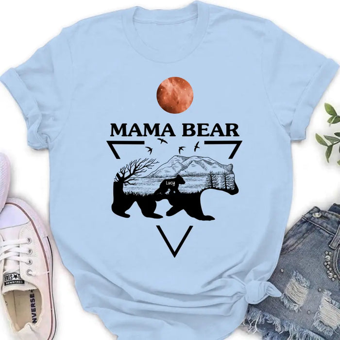 Custom Personalized Mama Bear Shirt/ Hoodie - Upto 5 Kids - Mother's Day Gift Idea