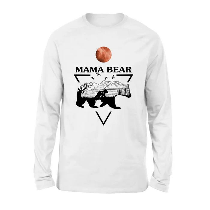 Custom Personalized Mama Bear Shirt/ Hoodie - Upto 5 Kids - Mother's Day Gift Idea