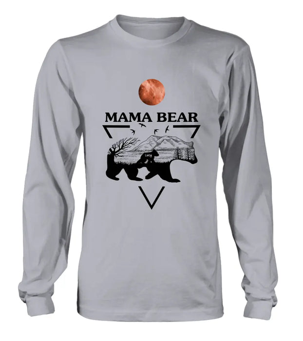 Custom Personalized Mama Bear Shirt/ Hoodie - Upto 5 Kids - Mother's Day Gift Idea