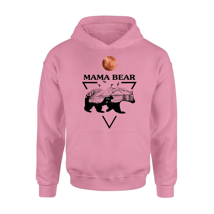 Custom Personalized Mama Bear Shirt/ Hoodie - Upto 5 Kids - Mother's Day Gift Idea