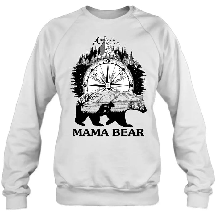 Custom Personalized Mama Bear Shirt/ Hoodie - Upto 5 Kids - Gift Idea For Mother's Day