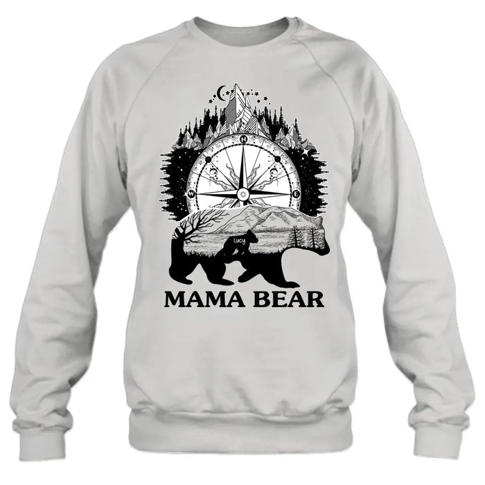 Custom Personalized Mama Bear Shirt/ Hoodie - Upto 5 Kids - Gift Idea For Mother's Day