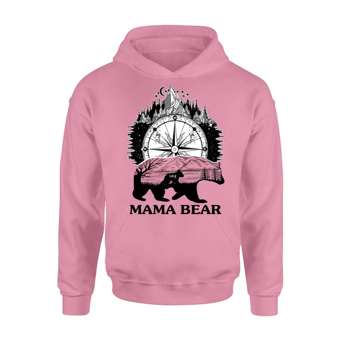 Custom Personalized Mama Bear Shirt/ Hoodie - Upto 5 Kids - Gift Idea For Mother's Day