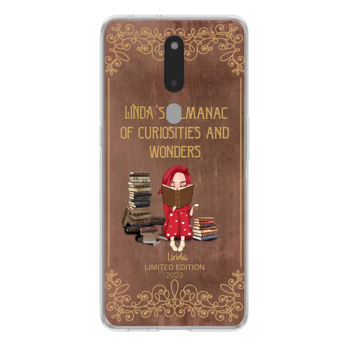 Custom Personalized Reading Girl Phone Case - Gift Idea For Reading Lovers - Almanac Of Curiosities - Cases For Oppo/Xiaomi/Huawei