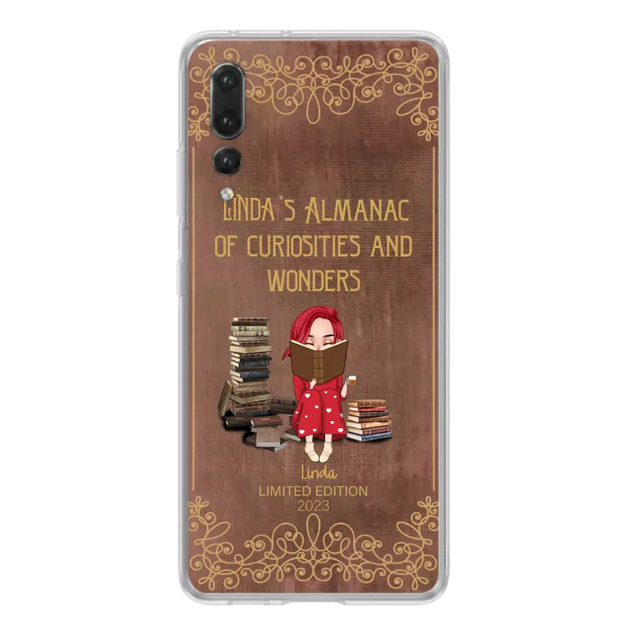 Custom Personalized Reading Girl Phone Case - Gift Idea For Reading Lovers - Almanac Of Curiosities - Cases For Oppo/Xiaomi/Huawei