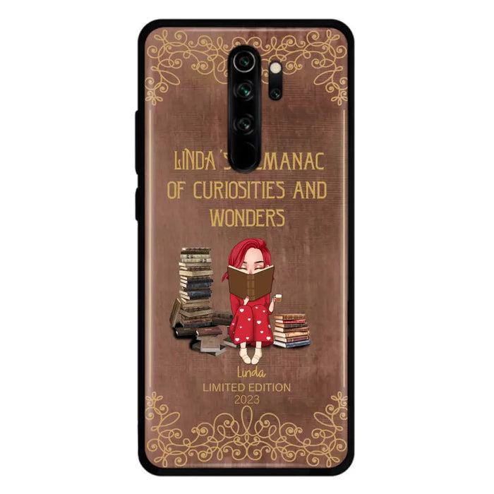 Custom Personalized Reading Girl Phone Case - Gift Idea For Reading Lovers - Almanac Of Curiosities - Cases For Oppo/Xiaomi/Huawei