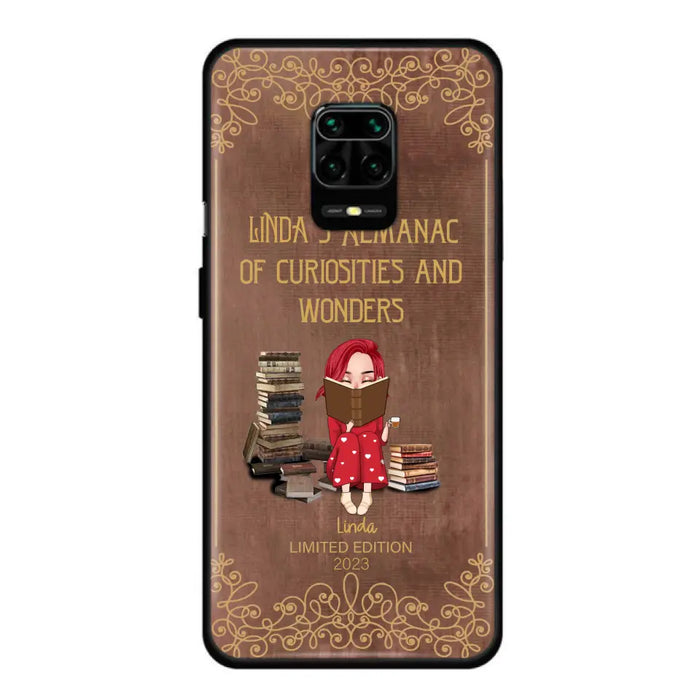 Custom Personalized Reading Girl Phone Case - Gift Idea For Reading Lovers - Almanac Of Curiosities - Cases For Oppo/Xiaomi/Huawei