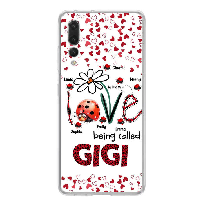 Custom Personalized Grandma Phone Case - Gift Idea For Grandma - Upto 7 Kids - Love Being Called Gigi - Cases For Oppo/Xiaomi/Huawei