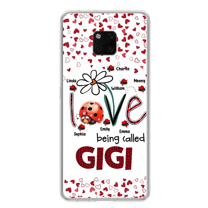 Custom Personalized Grandma Phone Case - Gift Idea For Grandma - Upto 7 Kids - Love Being Called Gigi - Cases For Oppo/Xiaomi/Huawei