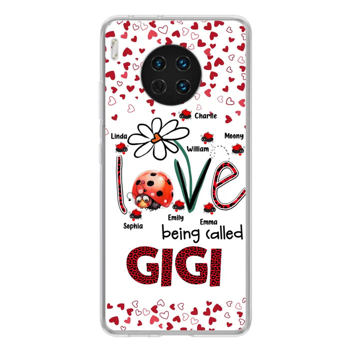 Custom Personalized Grandma Phone Case - Gift Idea For Grandma - Upto 7 Kids - Love Being Called Gigi - Cases For Oppo/Xiaomi/Huawei