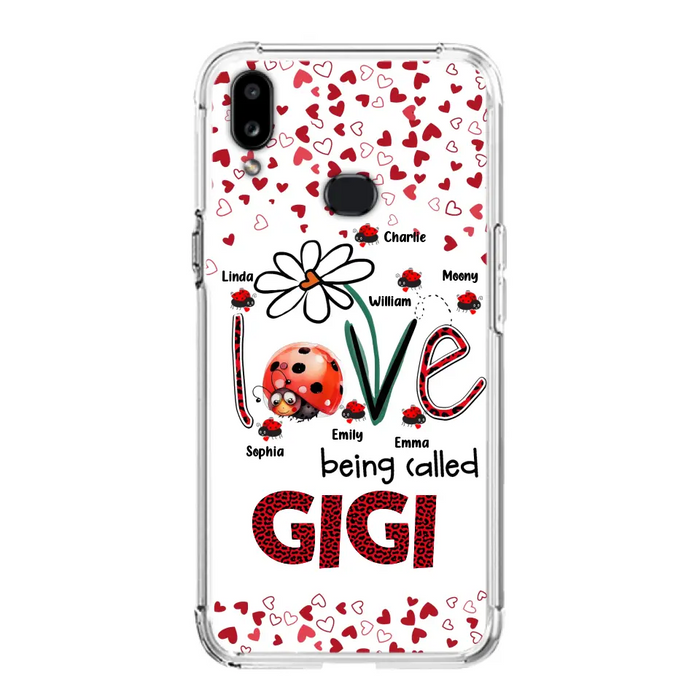 Custom Personalized Grandma Phone Case - Gift Idea For Grandma - Upto 7 Kids - Love Being Called Gigi - Cases For iPhone/Samsung