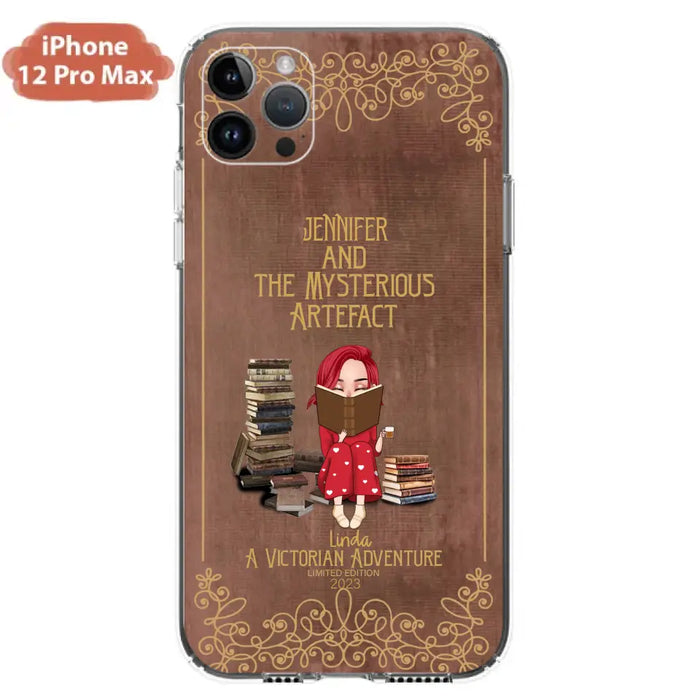 Custom Personalized Reading Girl Phone Case - Gift Idea For Reading Lovers - Mysterious Artefact - Cases For iPhone/Samsung