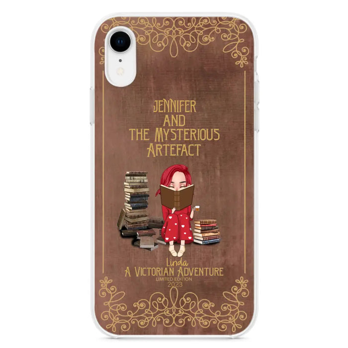 Custom Personalized Reading Girl Phone Case - Gift Idea For Reading Lovers - Mysterious Artefact - Cases For iPhone/Samsung