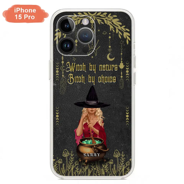 Custom Personalized Witch Phone Case - Gift Idea For Friends/Sisters/Wicca Decor/Pagan Decor - In My Kitchen Filled With Care I Welcome Water Earth Fire Air - Case for iPhone/Samsung