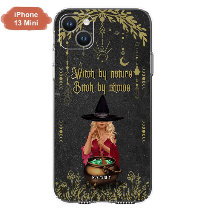 Custom Personalized Witch Phone Case - Gift Idea For Friends/Sisters/Wicca Decor/Pagan Decor - In My Kitchen Filled With Care I Welcome Water Earth Fire Air - Case for iPhone/Samsung