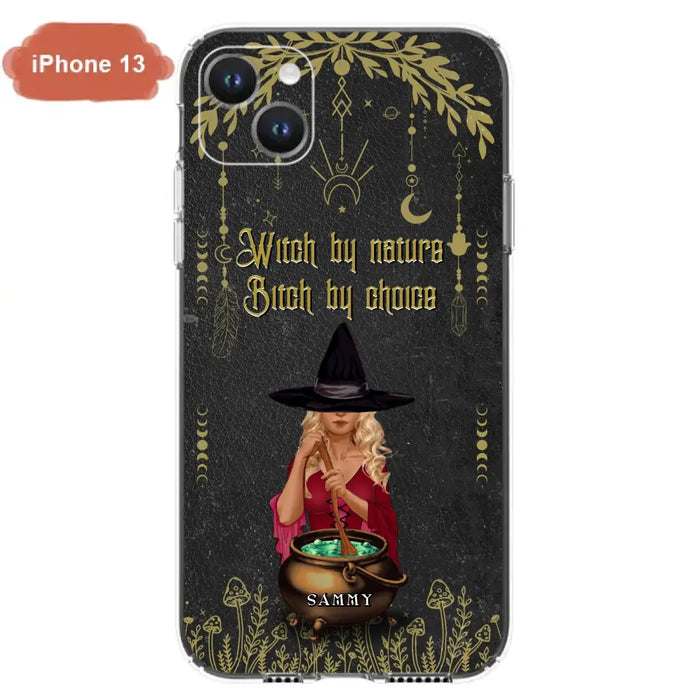 Custom Personalized Witch Phone Case - Gift Idea For Friends/Sisters/Wicca Decor/Pagan Decor - In My Kitchen Filled With Care I Welcome Water Earth Fire Air - Case for iPhone/Samsung