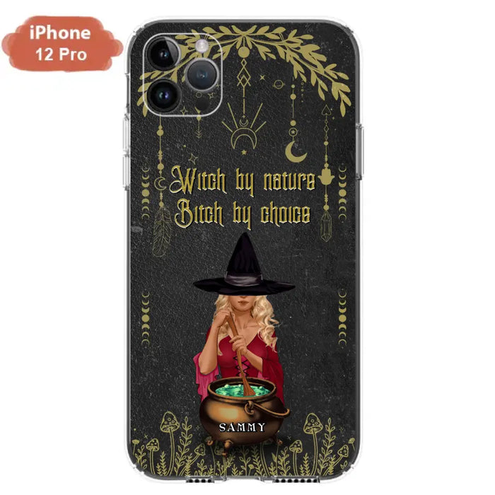 Custom Personalized Witch Phone Case - Gift Idea For Friends/Sisters/Wicca Decor/Pagan Decor - In My Kitchen Filled With Care I Welcome Water Earth Fire Air - Case for iPhone/Samsung