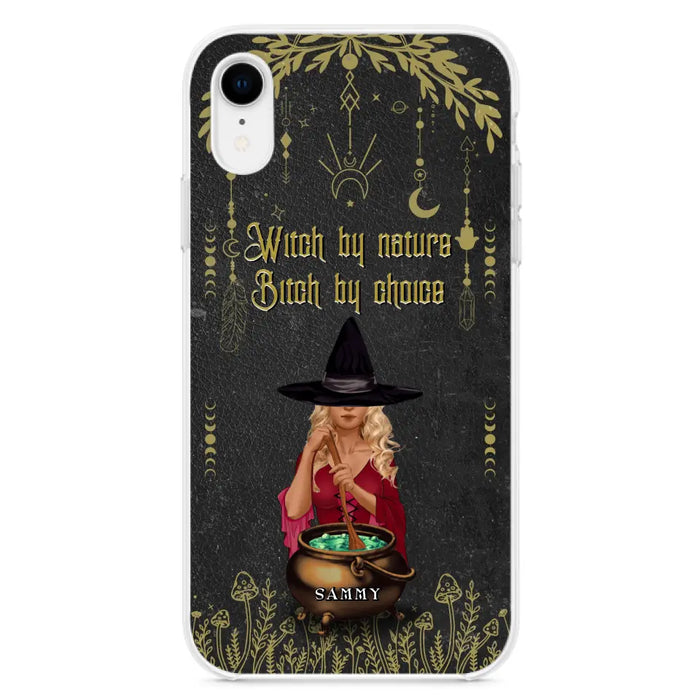 Custom Personalized Witch Phone Case - Gift Idea For Friends/Sisters/Wicca Decor/Pagan Decor - In My Kitchen Filled With Care I Welcome Water Earth Fire Air - Case for iPhone/Samsung