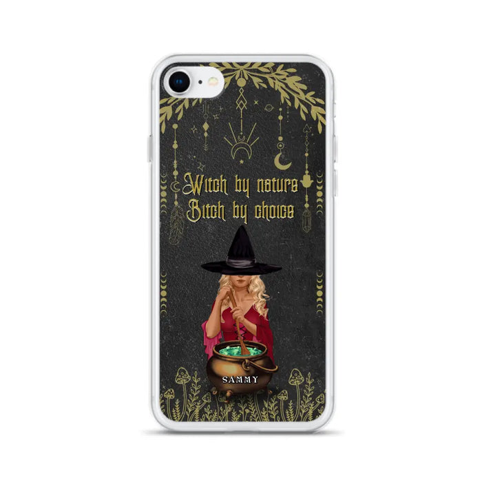 Custom Personalized Witch Phone Case - Gift Idea For Friends/Sisters/Wicca Decor/Pagan Decor - In My Kitchen Filled With Care I Welcome Water Earth Fire Air - Case for iPhone/Samsung