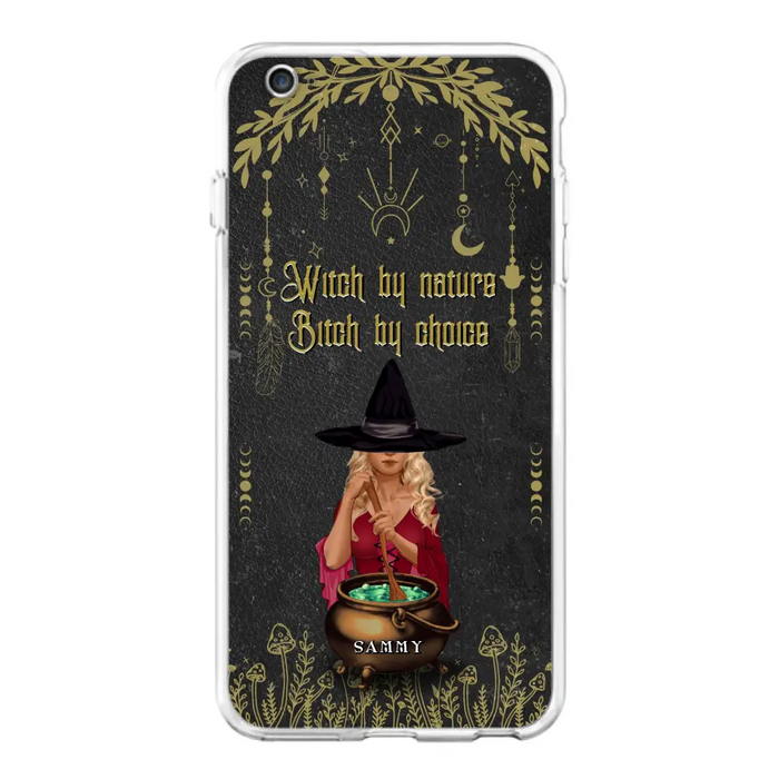 Custom Personalized Witch Phone Case - Gift Idea For Friends/Sisters/Wicca Decor/Pagan Decor - In My Kitchen Filled With Care I Welcome Water Earth Fire Air - Case for iPhone/Samsung