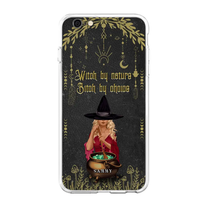 Custom Personalized Witch Phone Case - Gift Idea For Friends/Sisters/Wicca Decor/Pagan Decor - In My Kitchen Filled With Care I Welcome Water Earth Fire Air - Case for iPhone/Samsung