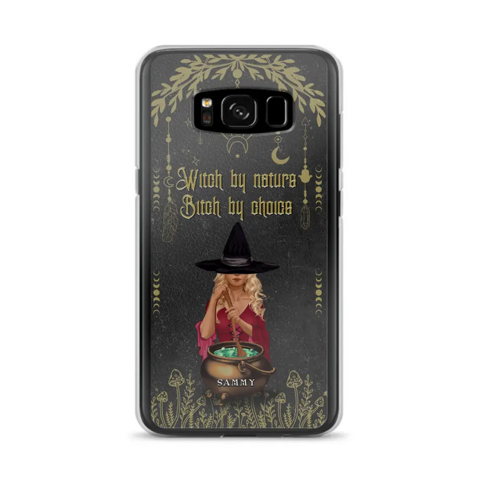 Custom Personalized Witch Phone Case - Gift Idea For Friends/Sisters/Wicca Decor/Pagan Decor - In My Kitchen Filled With Care I Welcome Water Earth Fire Air - Case for iPhone/Samsung