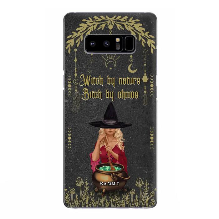 Custom Personalized Witch Phone Case - Gift Idea For Friends/Sisters/Wicca Decor/Pagan Decor - In My Kitchen Filled With Care I Welcome Water Earth Fire Air - Case for iPhone/Samsung