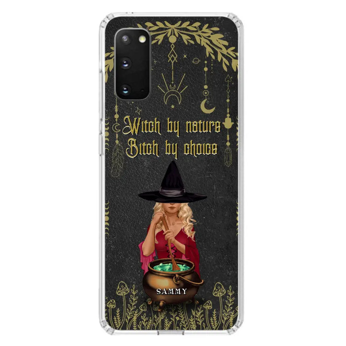 Custom Personalized Witch Phone Case - Gift Idea For Friends/Sisters/Wicca Decor/Pagan Decor - In My Kitchen Filled With Care I Welcome Water Earth Fire Air - Case for iPhone/Samsung