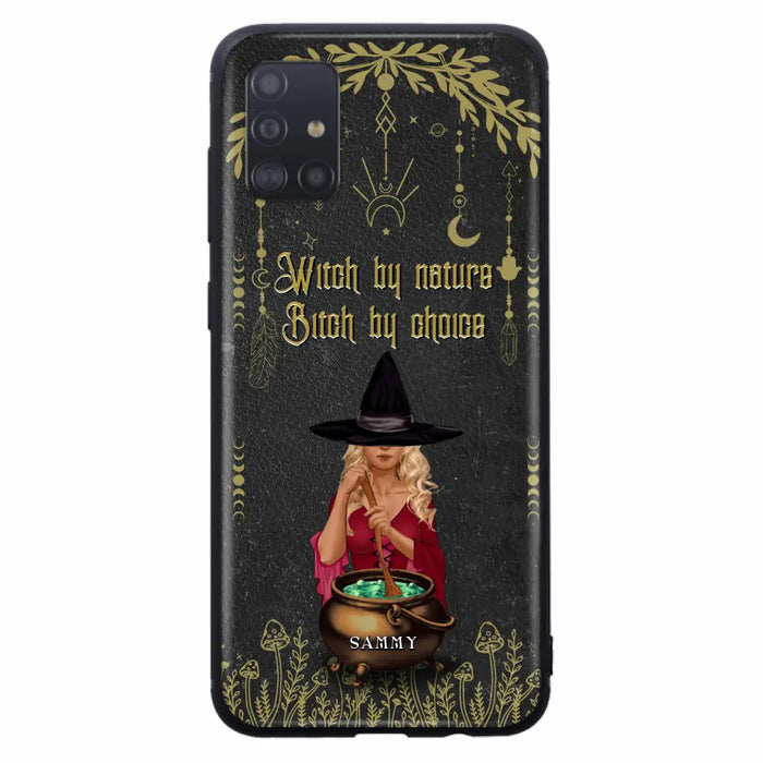 Custom Personalized Witch Phone Case - Gift Idea For Friends/Sisters/Wicca Decor/Pagan Decor - In My Kitchen Filled With Care I Welcome Water Earth Fire Air - Case for iPhone/Samsung