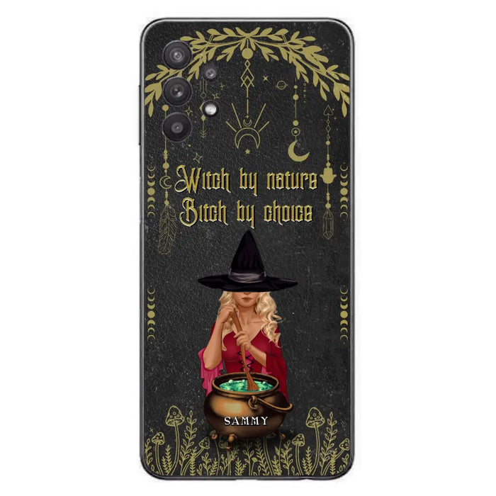 Custom Personalized Witch Phone Case - Gift Idea For Friends/Sisters/Wicca Decor/Pagan Decor - In My Kitchen Filled With Care I Welcome Water Earth Fire Air - Case for iPhone/Samsung