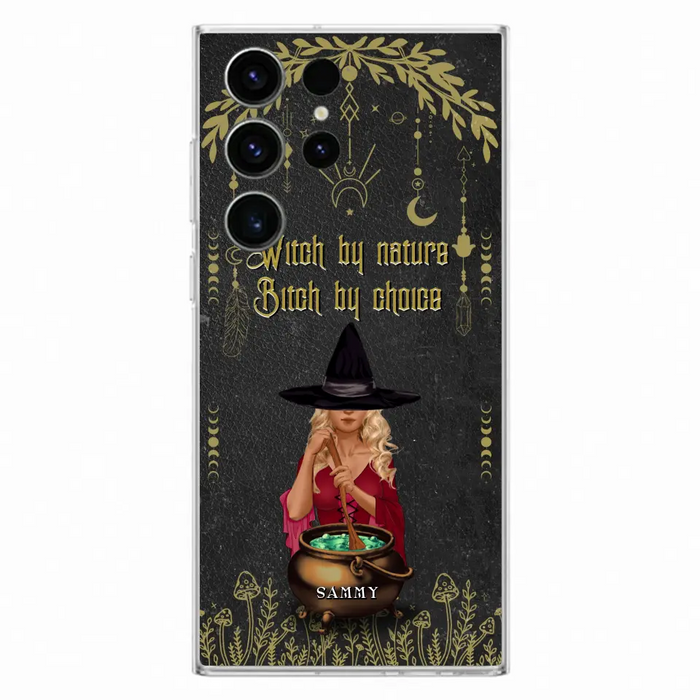 Custom Personalized Witch Phone Case - Gift Idea For Friends/Sisters/Wicca Decor/Pagan Decor - In My Kitchen Filled With Care I Welcome Water Earth Fire Air - Case for iPhone/Samsung