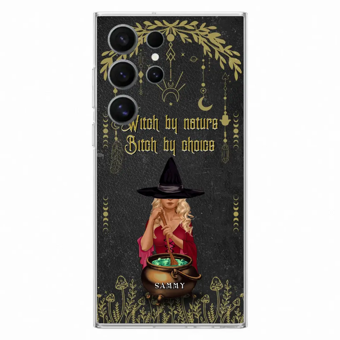 Custom Personalized Witch Phone Case - Gift Idea For Friends/Sisters/Wicca Decor/Pagan Decor - In My Kitchen Filled With Care I Welcome Water Earth Fire Air - Case for iPhone/Samsung